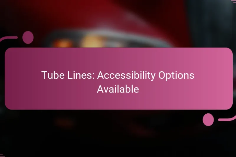 Tube Lines: Accessibility Options Available