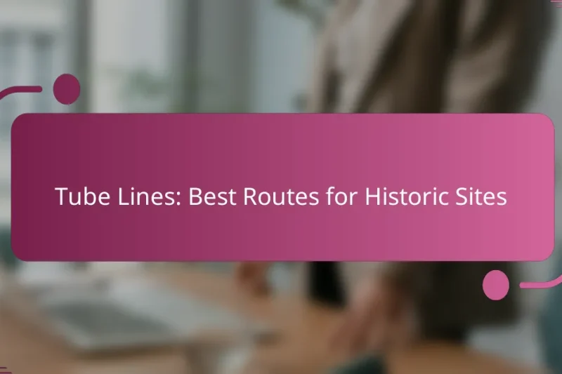 Tube Lines: Best Routes for Historic Sites