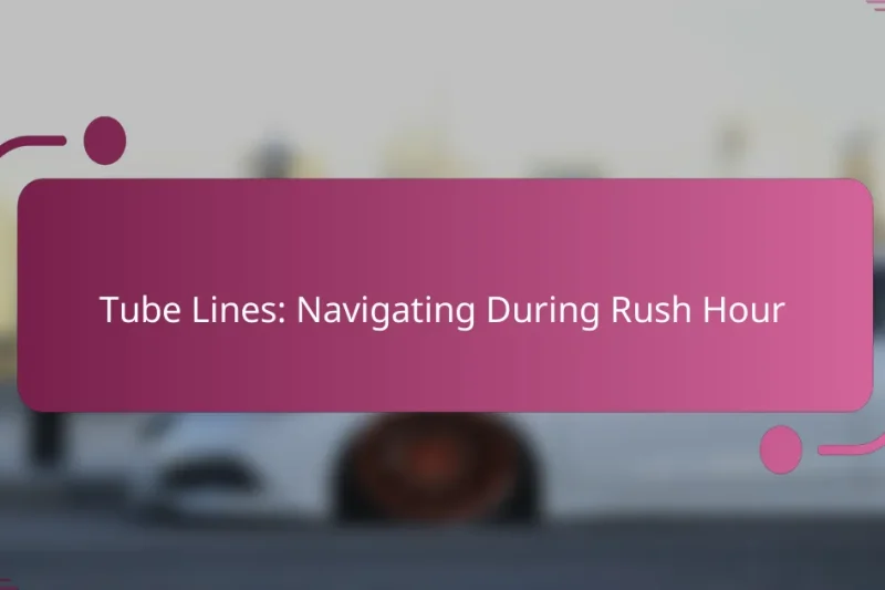 Tube Lines: Navigating During Rush Hour